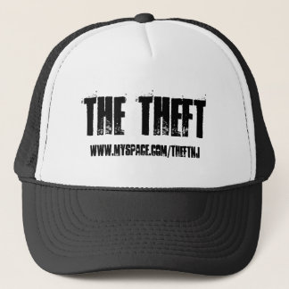 The Theft, www.myspace.com/theftnj - Customized Trucker Hat