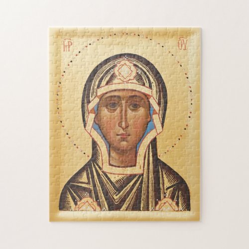 The Theotokos Virgin Mary Orthodox Icon  Jigsaw Puzzle