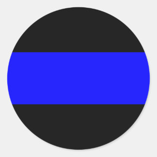 The Thin Blue Line Classic Round Sticker