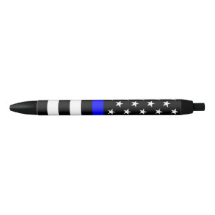 The Thin Blue Line Flag Pen