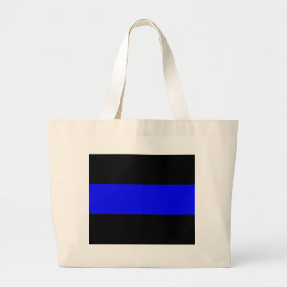 The Thin Blue Line Large Tote Bag