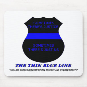 The Thin Blue Line Mouse Pad