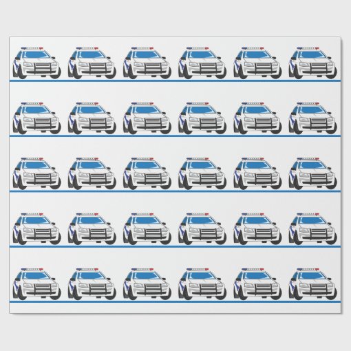 The Thin Blue Line Wrapping Paper | Zazzle
