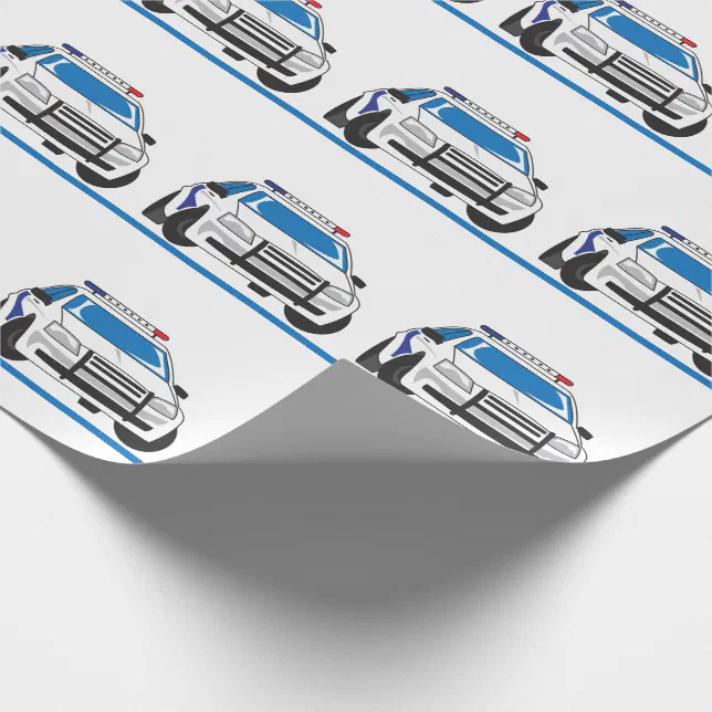The Thin Blue Line Wrapping Paper | Zazzle