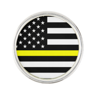 The Thin Gold Line Flag Lapel Pin