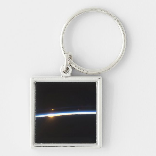 The thin line of Earth's atmosphere Keychain (Front)