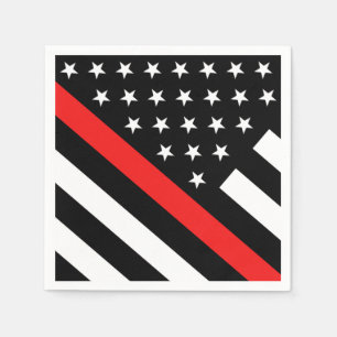 The Thin Red Line Flag Napkins