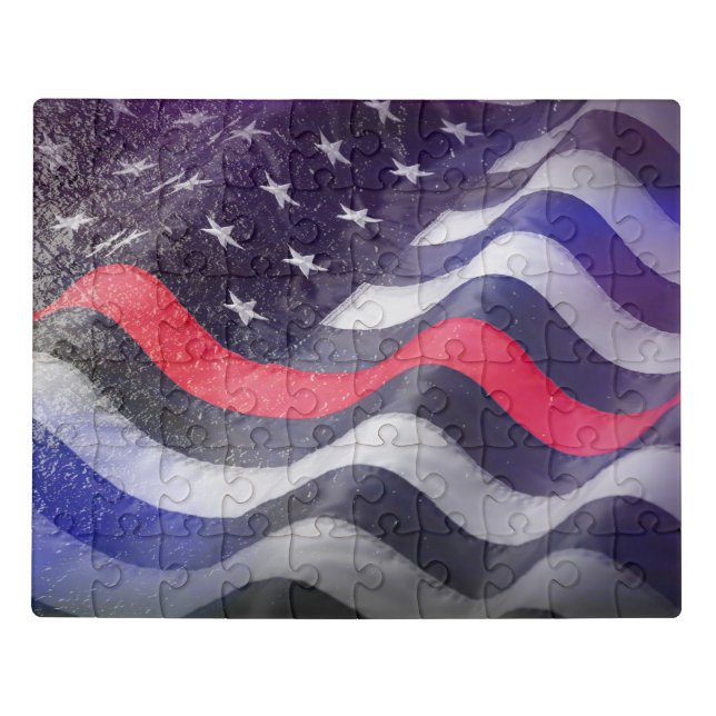 The Thin  Red Line Jigsaw Puzzle (Puzzle Horizontal)