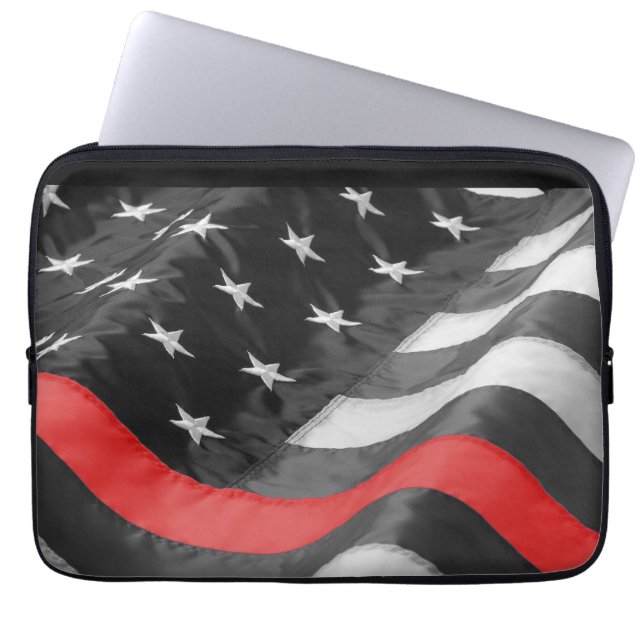 The Thin  Red Line Laptop Sleeve (Front)