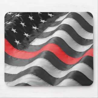 The Thin  Red Line Mouse Pad