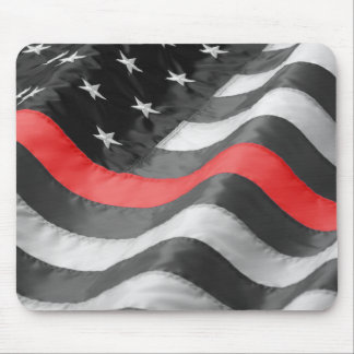 The Thin  Red Line Mouse Pad