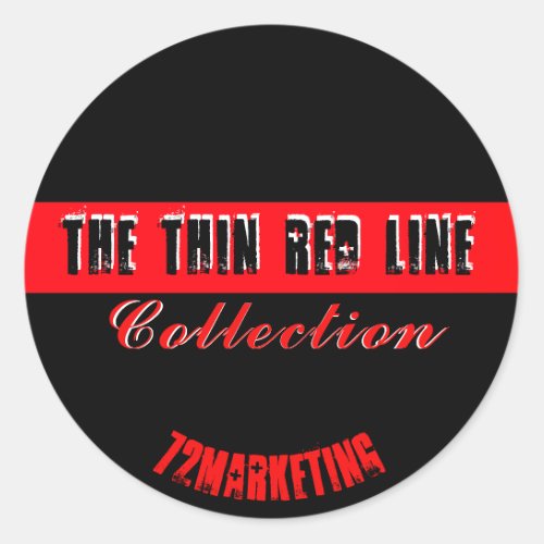 The Thin Red Line Sticker Fire Dept Collection