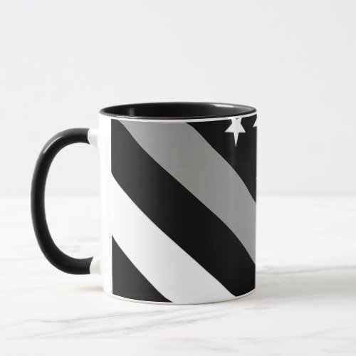 The Thin Silver Line Flag Mug