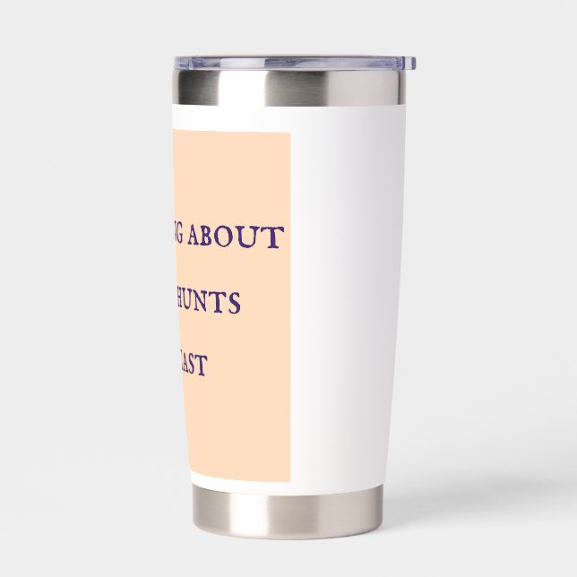 The Thing About Witch Hunts Podcast Mug  Insulated Tumbler (Left)