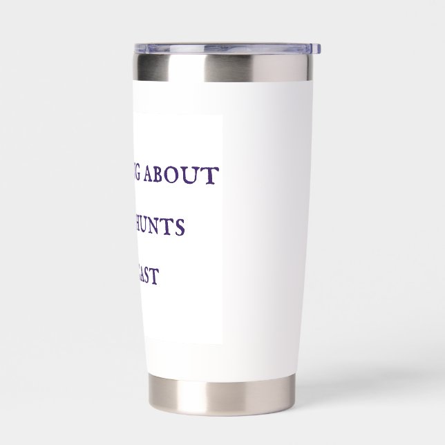The Thing About Witch Hunts Podcast Mug  Insulated Tumbler (Left)
