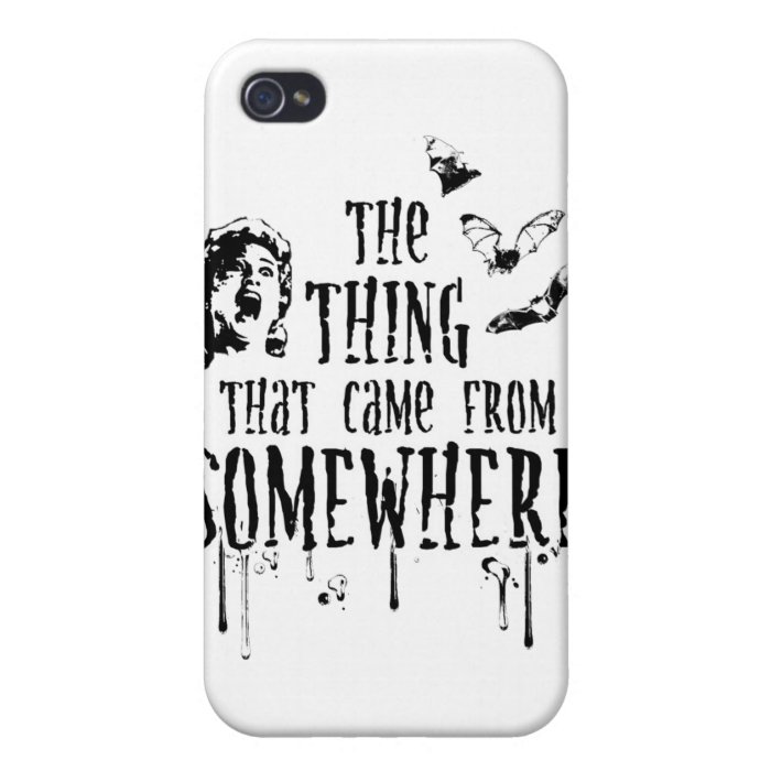 The Thing That Came Somewhere Covers For iPhone 4