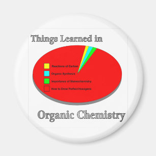 The Things I learned in Organic Chemistry Magnet