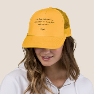 The things that make me, me! trucker hat