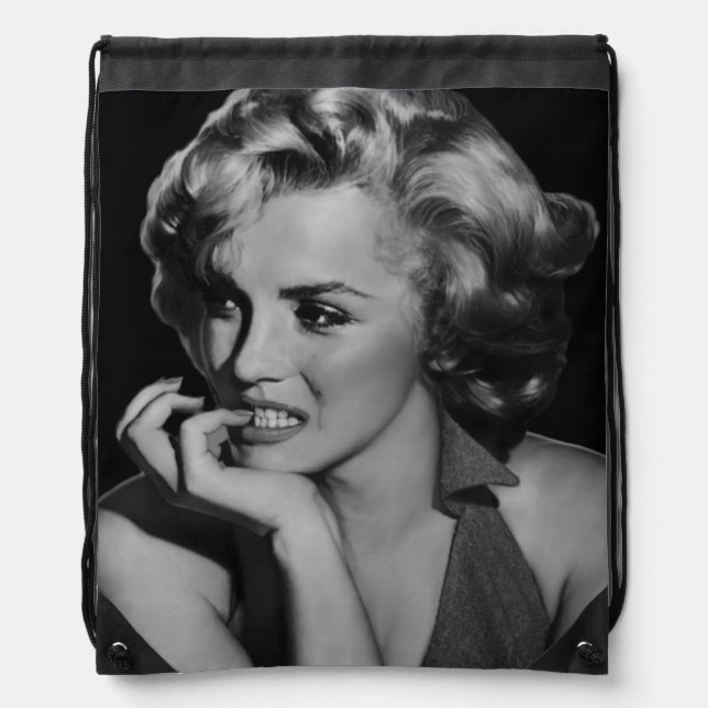 The Thinker 2 Drawstring Bag (Front)