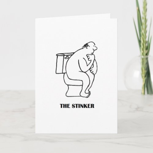 The Thinker Birthday Card