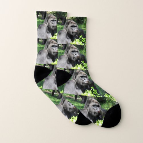 The Thinker _ Gorilla Version _  Socks