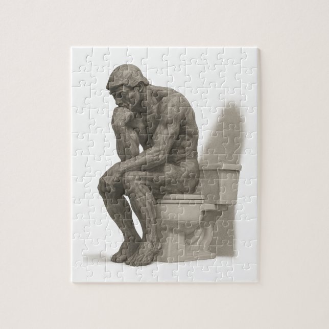 The Thinker on the Throne Jigsaw Puzzle (Vertical)