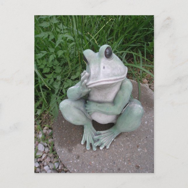 The Thinker postcard (Front)