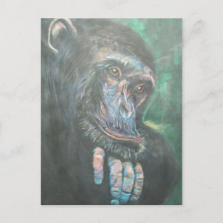 'The thinker' Postcard