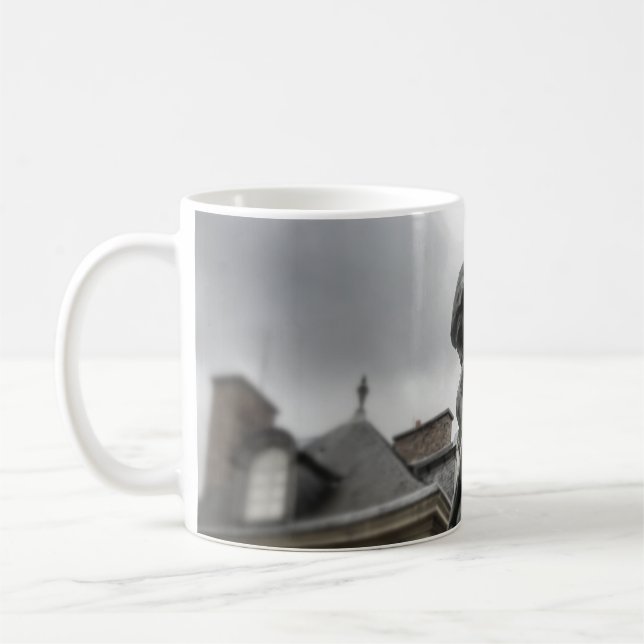 The Thinker Rodin Paris Sculpture Coffee Mug (Left)