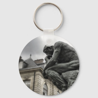 The Thinker Rodin Paris Sculpture Keychain
