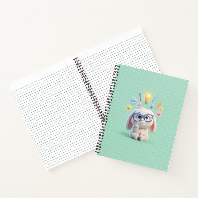 The Thinking Bunny Notebook:Your creative space Notebook (Inside)