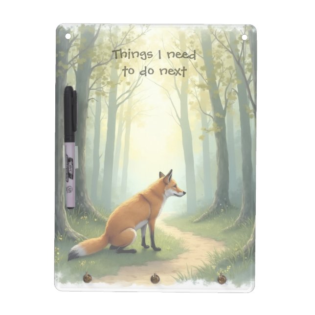 The thinking Fox Dry Erase Board (Front)