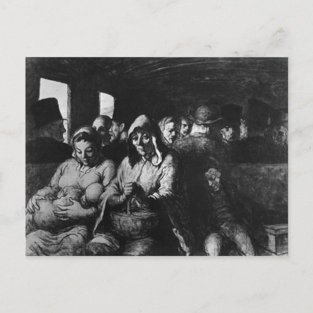 The Third Class Carriage, c.1862-64 Postcard (Front)