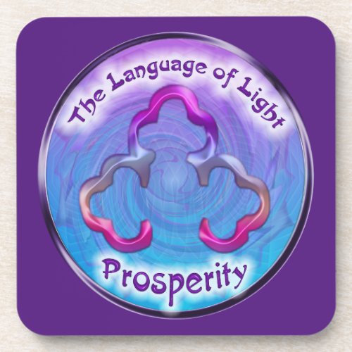 the Third Eye symbol of Prosperity Beverage Coaster