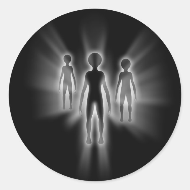 The Third Kind Abduction Classic Round Sticker (Front)