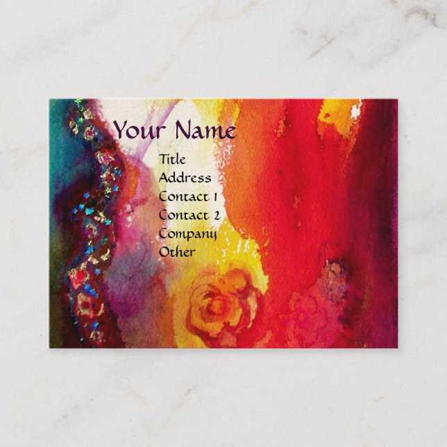 THE THIRD MASK / Costume Designer ,Theater Artist Business Card (Front)