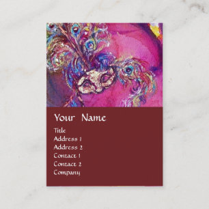 THE THIRD MASK / Costume Designer ,Theater Artist Business Card