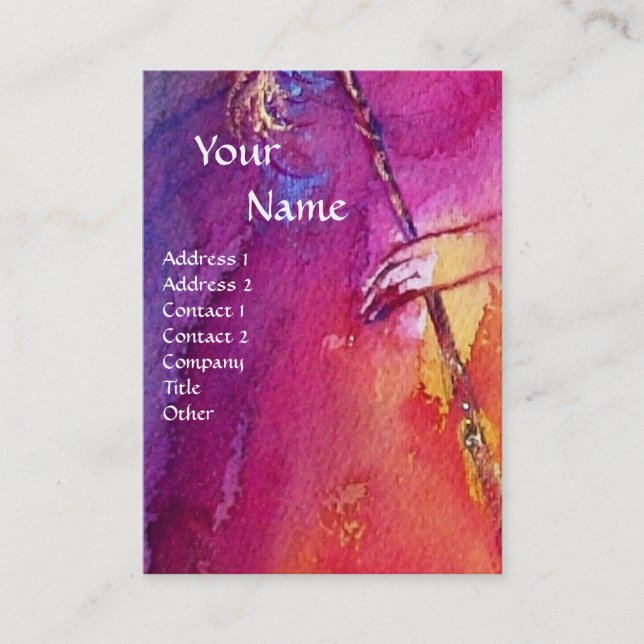 THE THIRD MASK / Costume Designer ,Theater Artist Business Card (Front)