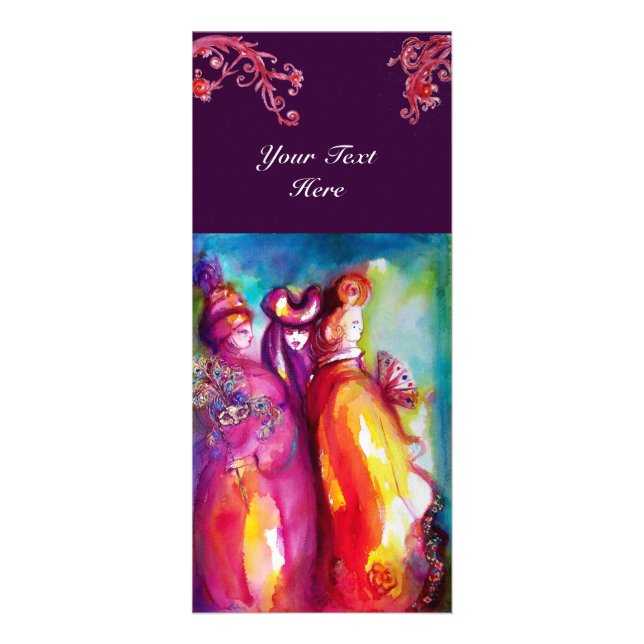 THE THIRD MASK Costume Designer ,Theater Artist Rack Card (Front)