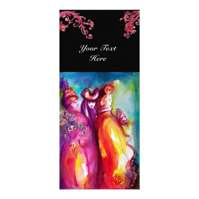 THE THIRD MASK Costume Designer ,Theater Artist Rack Card (Front)