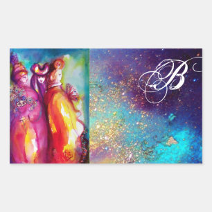 THE THIRD MASK , Monogram Rectangular Sticker