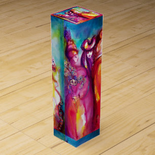 THE THIRD MASK / Venetian Carnival Masquerade Ball Wine Box