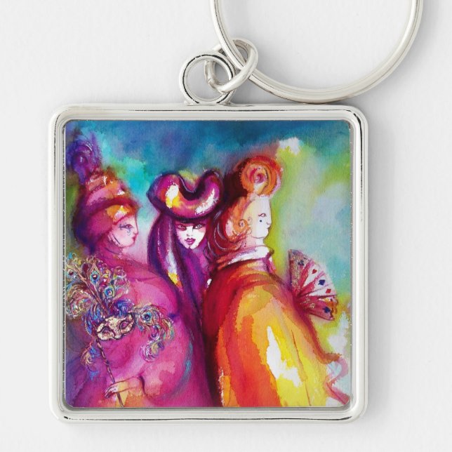 THE THIRD MASK / Venetian Masquerade Keychain (Front)