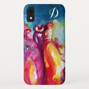 THE THIRD MASK Venetian Masquerade Monogram iPhone XR Case