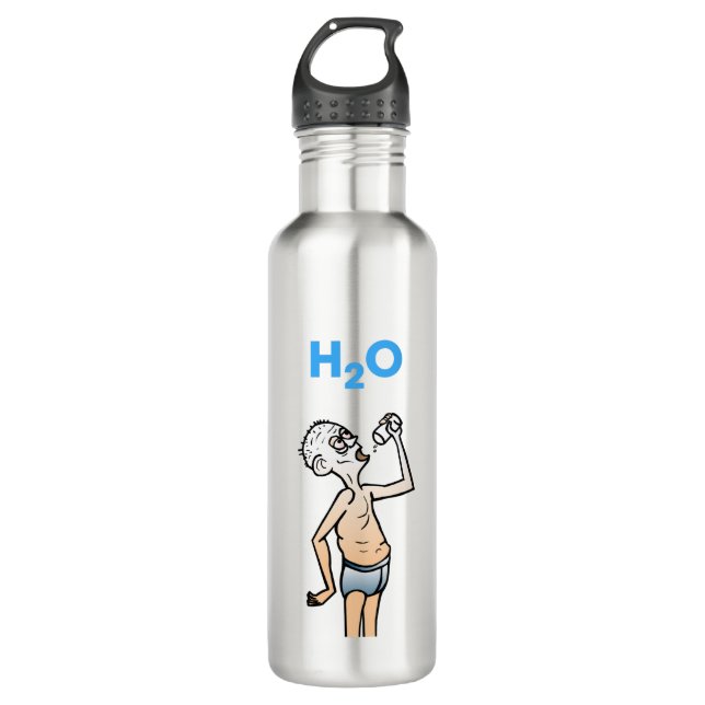 The Thirsty Man 710 Ml Water Bottle (Front)