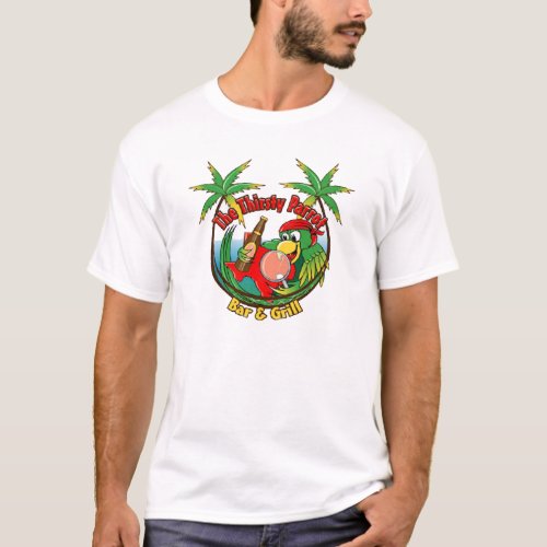 The Thirsty Parrot Bar  Grill T_Shirt