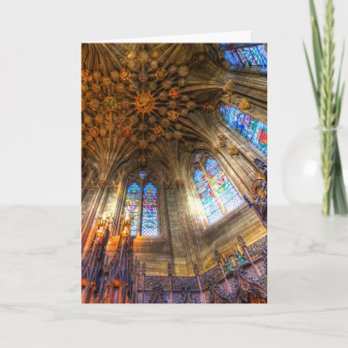 The Thistle Chapel St Giles Cathedral Edinburgh Card