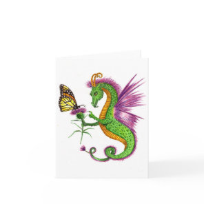 The Thistle Dragon Card