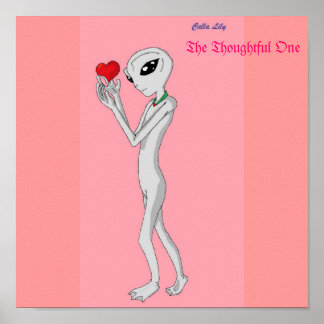 The Thoughtful One Poster