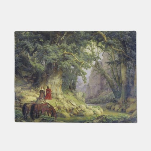 The Thousand_Year Oak Tree by Karl Lessing Doormat